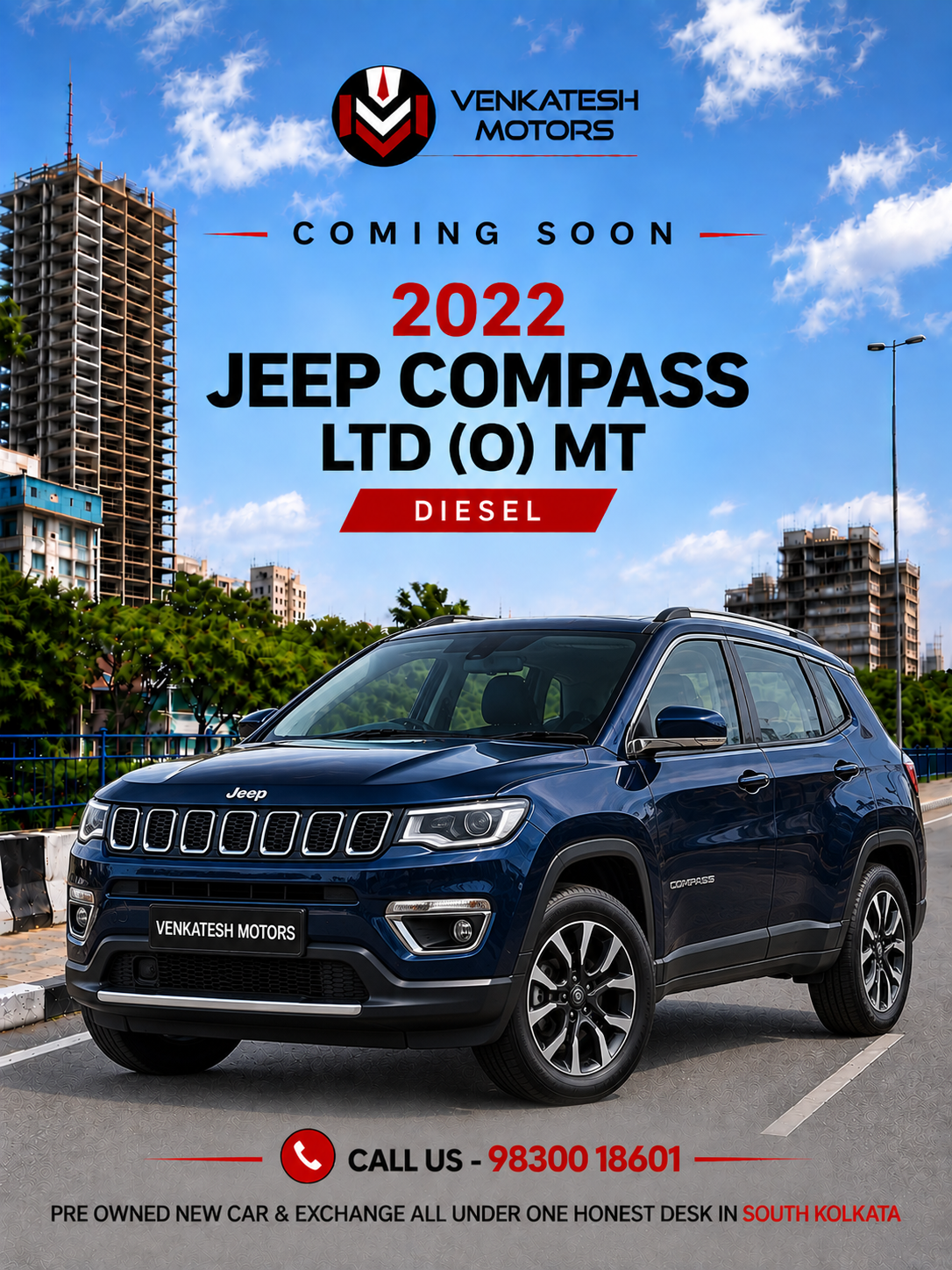 2022 Jeep compass LTD (O) MT