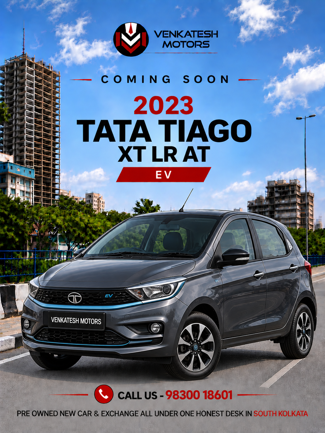 2023 tata Tiago ev XT LR