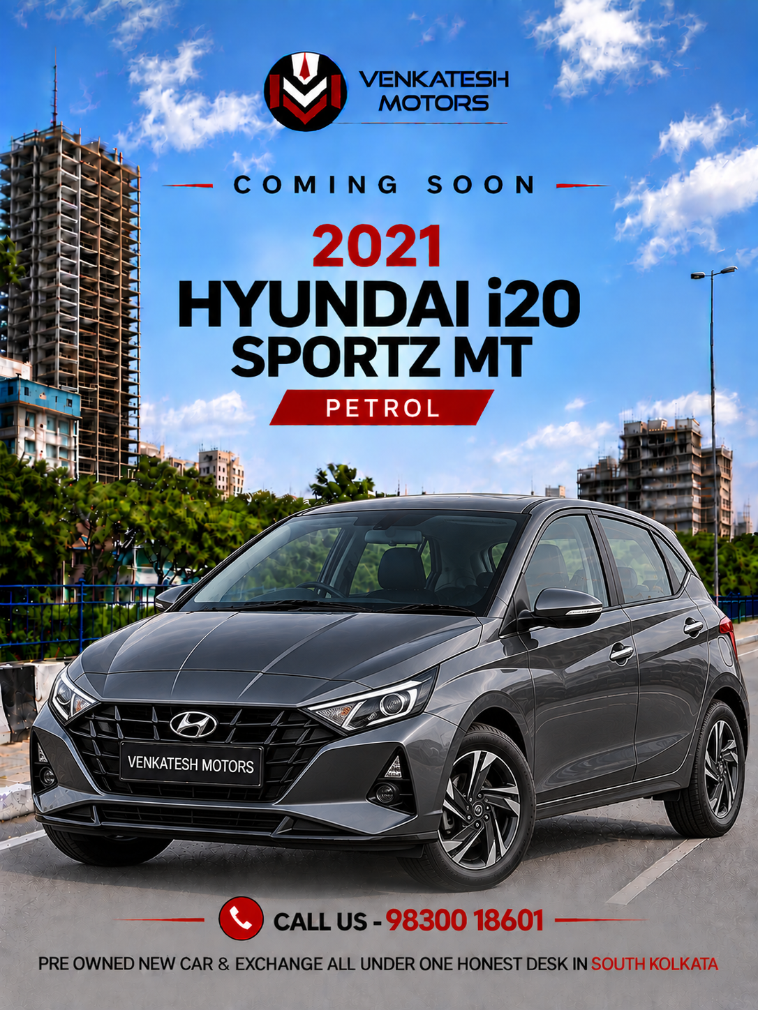 2021 Hyundai i20 Sportz MT