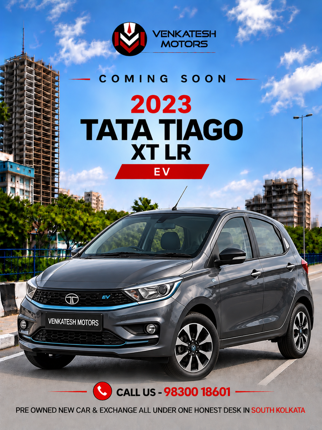 2023 tata Tiago ev XT LR