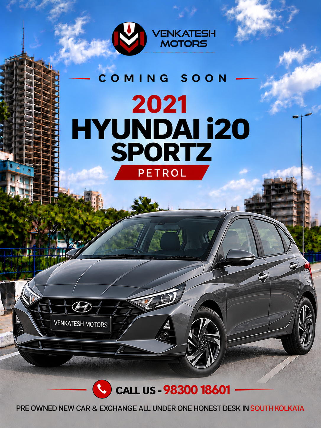 2021 Hyundai i20 Sportz MT